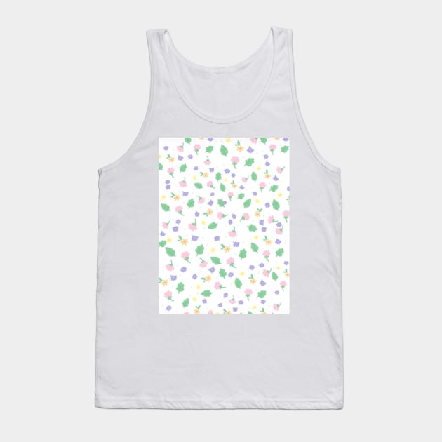 Floral Design Tank Top by BlossomShop